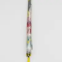 Зонт - трость детский &laquo;Дракоша в космосе&raquo;, полуавтоматический, 8 спиц, R=42/47 см, d=84 см, прозрачный