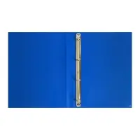 Папка на 4 кольцах А4, Calligrata, 25 мм, 500 мкм, синяя
