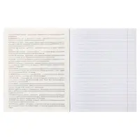 Предметная тетрадь по литературе Calligrata TOP. BlackTone, 48 листов, в линейку, со справочным материалом, обложка из мелованного картона