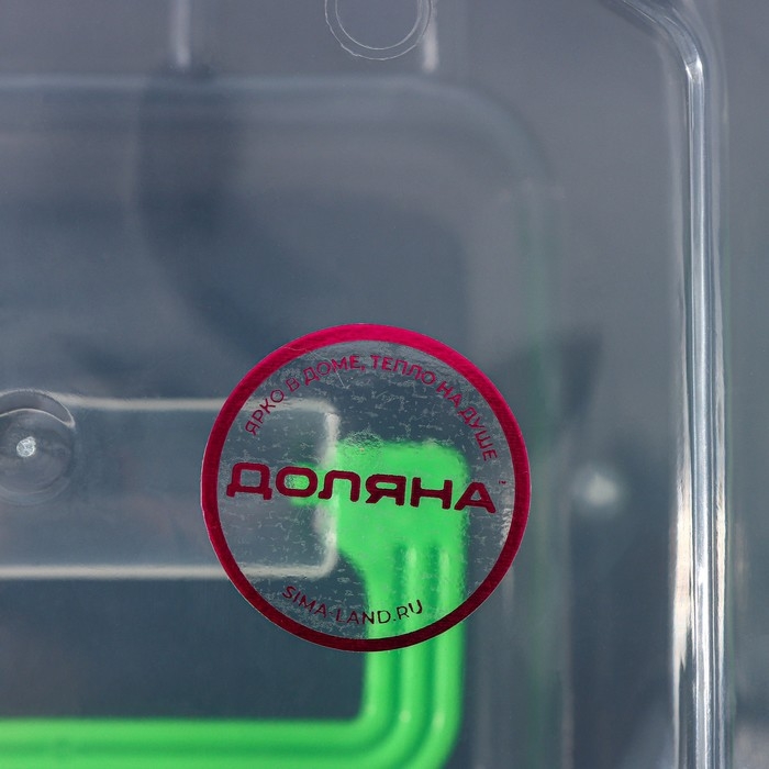 Контейнер для хранения, крышка с ручкой на защёлке, 20×15×7,5 см, цвет МИКС Контейнер для хранения, крышка с ручкой на защёлке, 20×15×7,5 см, цвет МИКС