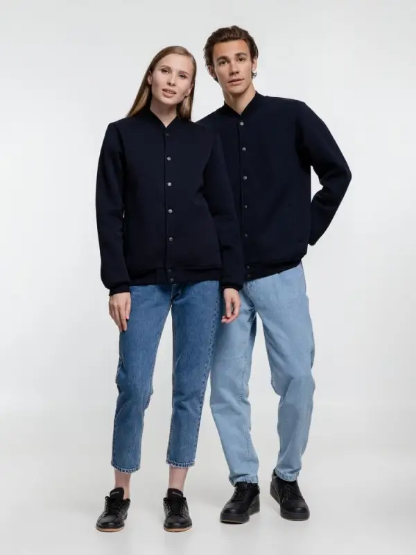 Бомбер Graduate, темно-синий, размер S