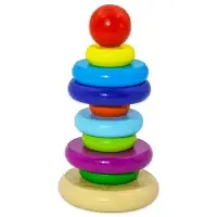 Пирамидка "Десятка", 10деталей Пирамидка "Десятка", 10деталей