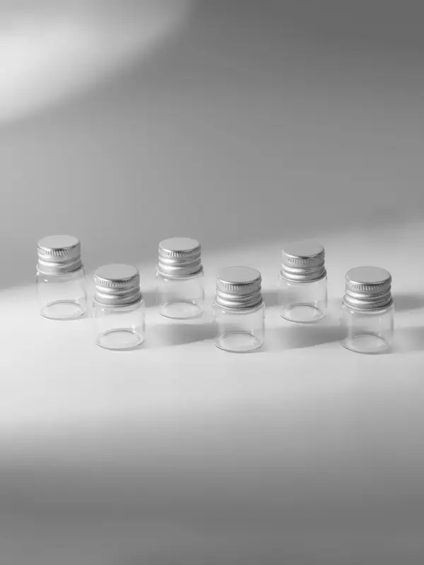 Баночки для хранения бисера, d=2.2&times;3.2 см, 6 шт.