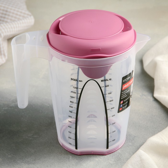 Ёмкость для блендера мерная, 1,5 л, цвет МИКС Ёмкость для блендера мерная, 1,5 л, цвет МИКС