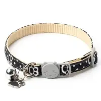 Набор ошейников для кошек &laquo;Лапки&raquo;, 19-32&times;1 см, 2 шт.