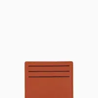 Картхолдер, на 6 карт, отделение для купюр, рыжий