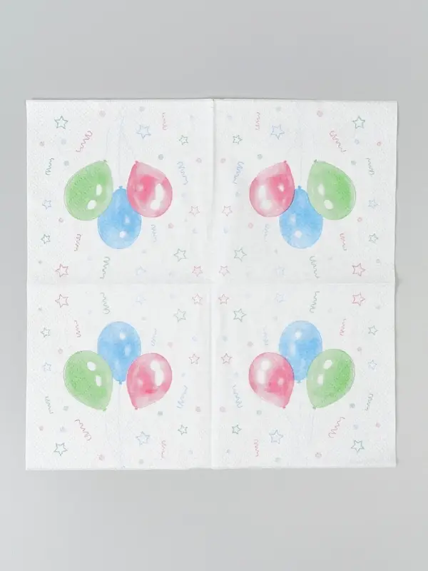 Весёлый праздник, Салф. Art Bouquet 20х20 2 слоя 30л/26, шт