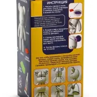 Алмазная мозаика на фигурке "Мишка", цвет фиолетовый