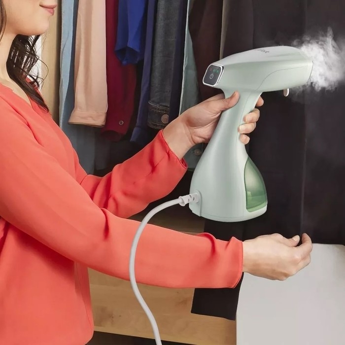 Отпариватель Kitfort КТ-9150, ручной, 1500 Вт, 300 мл, 25 г/мин, зелёный Отпариватель Kitfort КТ-9150, ручной, 1500 Вт, 300 мл, 25 г/мин, зелёный