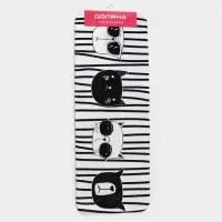 Коврик для ванной и туалета Доляна &laquo;Коты&raquo;, 45&times;120 см