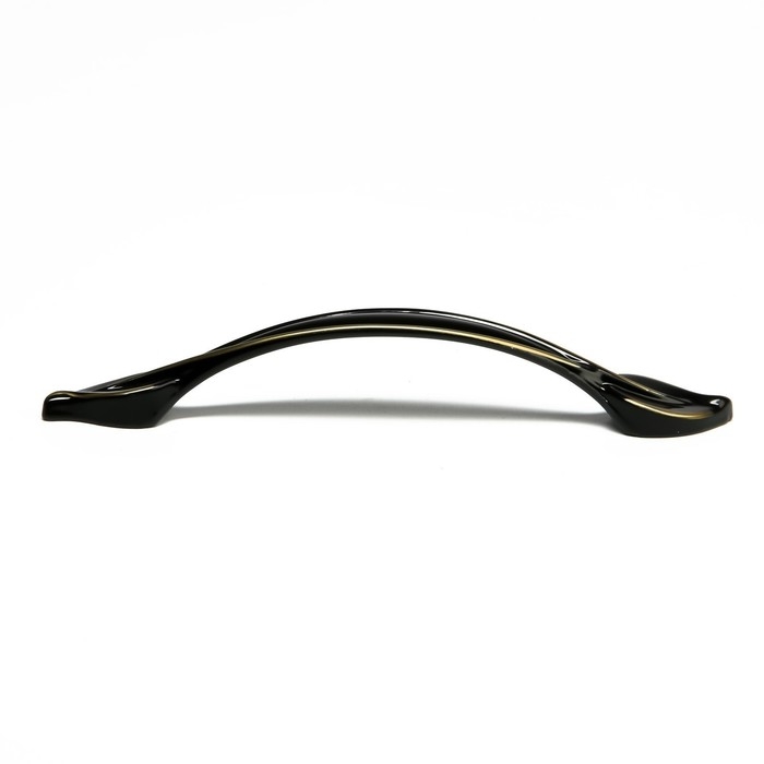 Ручка-скоба CAPPIO RSC025, м/о 128 мм, цвет черно-золотой Ручка-скоба CAPPIO RSC025, м/о 128 мм, цвет черно-золотой