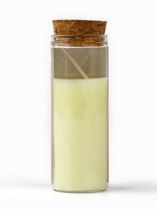 Свеча в колбе  Свеча в колбе "Все начинается с любви" 8 х 3 см