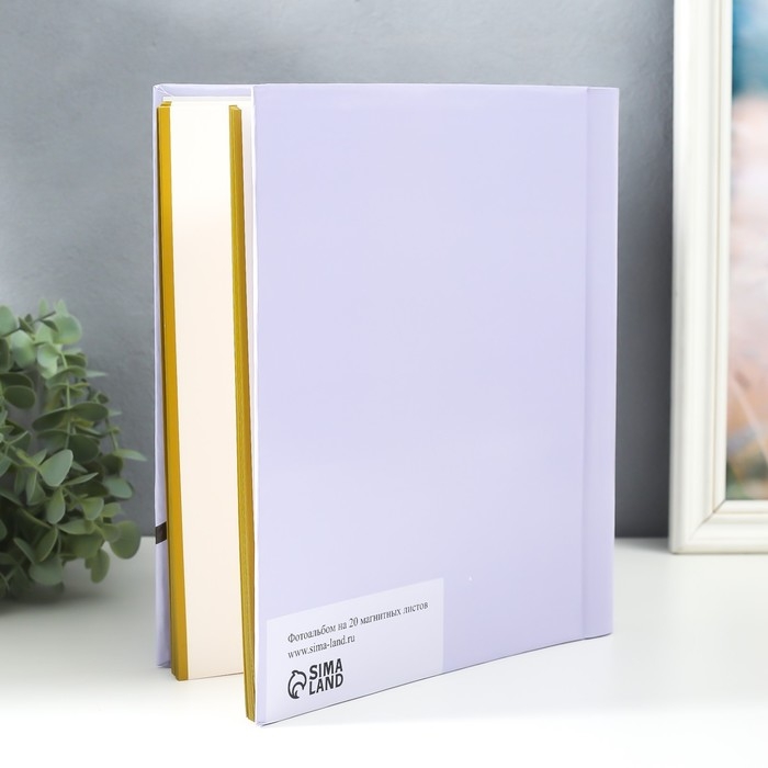 Фотоальбом магнитный 20 листов  Фотоальбом магнитный 20 листов "Филин в наушниках - ух-х-х!" 29х24х2 см