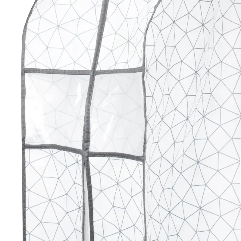 VETTA Чехол для одежды, с прозрачным окном, 60х30х120см, Валери, молния, полипропилен