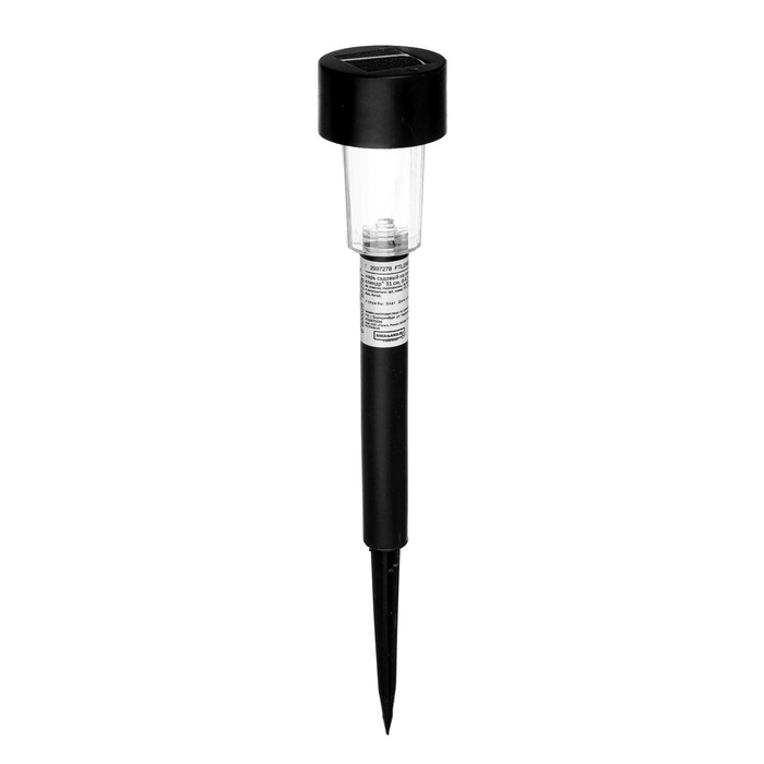 Садовый светильник на солнечной батарее «Цилиндр», 4.5×30×4.5 см, 1 LED, свечение белое