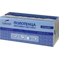 Полотенца бумажные д/дисп. Luscan Professional Vслож 2сл белцел200л18пач/уп