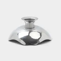 Блюдо сервировочное на ножке, 30&times;30&times;15 см, алюминий