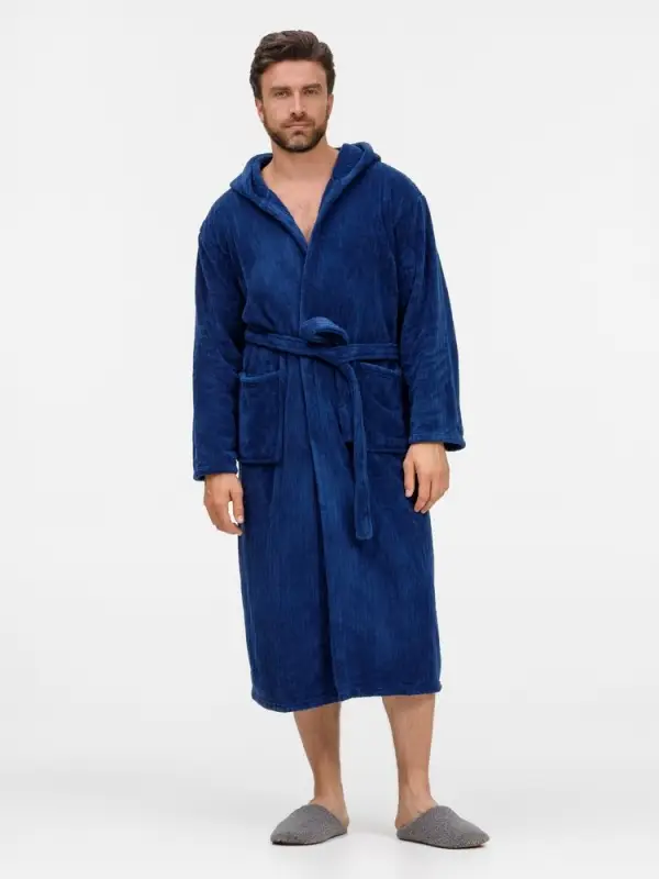 Халат флисовый Magic Mantle, темно-синий, размер M/L Халат флисовый Magic Mantle, темно-синий, размер M/L