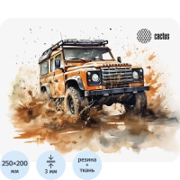 Коврик для мыши Cactus Jeep 250x200x3мм (CS-MP-D11S)