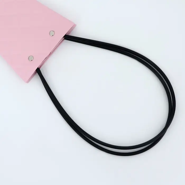 Сумка для цветов тиснение пудра влагостойкая, 12&times;12 - 8&times;8 - 12.5 см