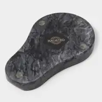 Подставка под ложку Magistro Marble, мрамор, 16.5&times;10&times;1.8 см, чёрная