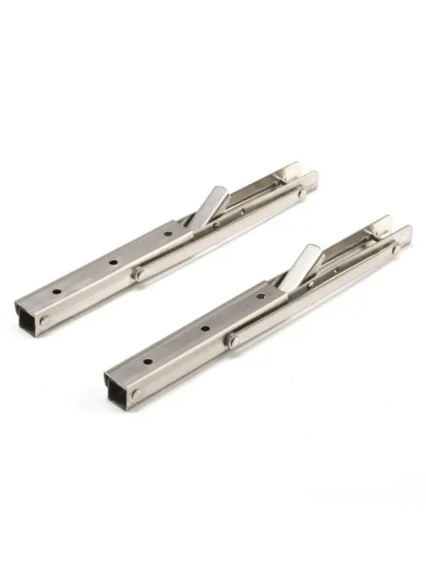 Кронштейн складной для столов и полок ТУНДРА, 2 шт., длина 300 мм, нержавеющая сталь