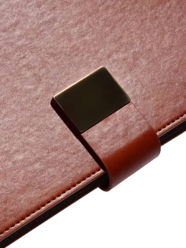 Органайзер на кольцах, А5, с хлястиком, 80л, линия, к/зам, Коричневый Органайзер на кольцах, А5, с хлястиком, 80л, линия, к/зам, Коричневый