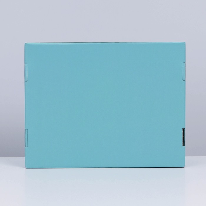 Коробка подарочная складная, упаковка, «Тиффани», 27 х 21 х 9 см Коробка подарочная складная, упаковка, «Тиффани», 27 х 21 х 9 см