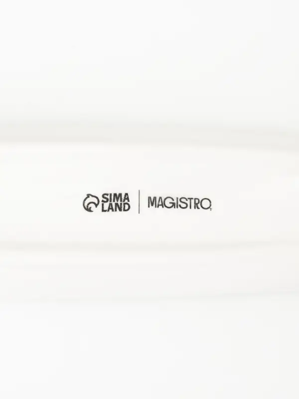 Блюдо Magistro &laquo;Рыбка&raquo;, 35&times;7.5&times;2.5 см, фарфор, белое