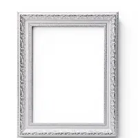 Рама для картин и зеркал Elegance de Lumi, 30&times;40 см, пластик, белая с серебром