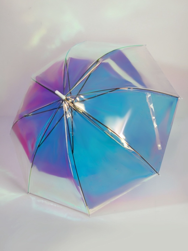 Зонт-трость п/авт R50/58 8сп ПВХ ГОЛОГРАФИЯ ручка-крюк Зонт-трость п/авт R50/58 8сп ПВХ ГОЛОГРАФИЯ ручка-крюк