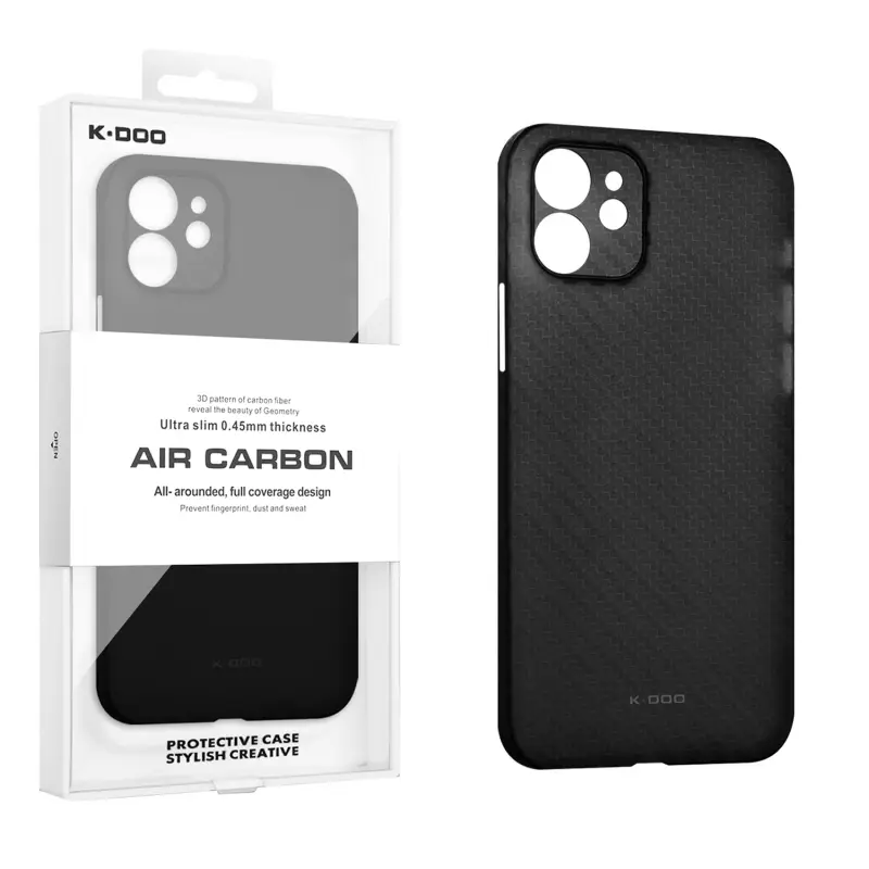 Чехол iPh 12 Air Carbon K-DOO