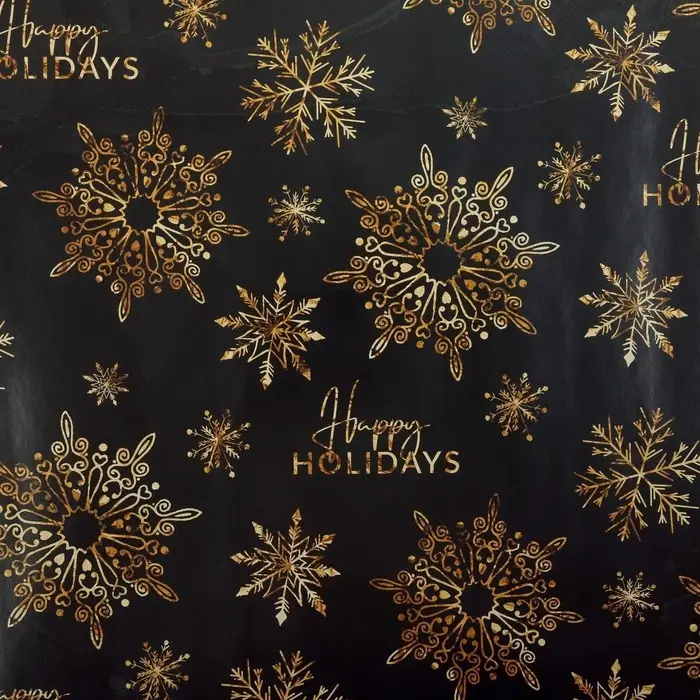 Упаковочная бумага на новый год Happy holidays, 50 х 70 см, глянцевая Упаковочная бумага на новый год Happy holidays, 50 х 70 см, глянцевая