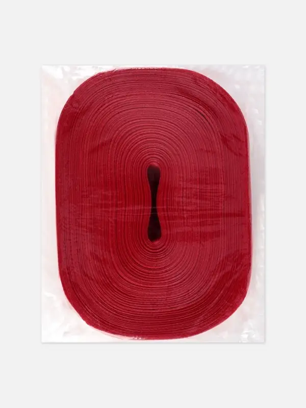 Лента атласная, 50 мм, 100&plusmn;5 м, красная