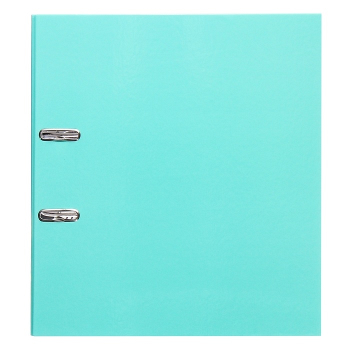 Папка-регистратор, Calligrata, А4, 75 мм, ламинированная, светло-мятный Папка-регистратор, Calligrata, А4, 75 мм, ламинированная, светло-мятный