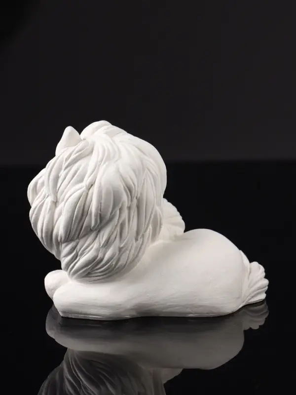 Фигура "Пони мама" 9х7х6 см, натуральный, гипс