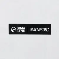 Сахарница Magistro Village, 260 мл, 9&times;7 см, с деревянной крышкой, стекло, прозрачная