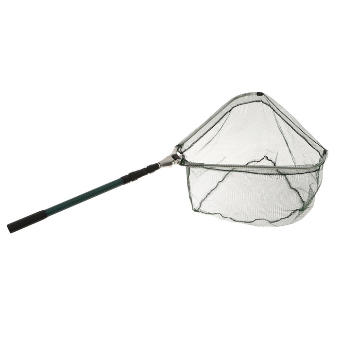 Подсачник складной телескопический П-25, усиленный, 170 см, треугольный обод 50 см, капрон Подсачник складной телескопический П-25, усиленный, 170 см, треугольный обод 50 см, капрон