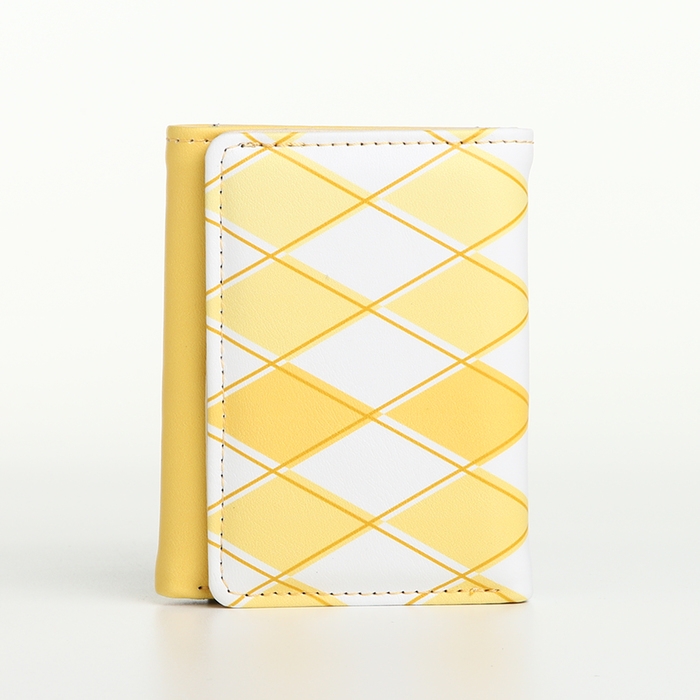 Кошелёк женский на кнопке, цвет жёлтый Кошелёк женский на кнопке, цвет жёлтый