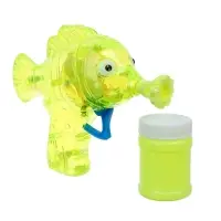 Генератор-пистолет мыльных пузырей Funny toys &laquo;Рыбка-пистолет&raquo; со светом, 50 мл, МИКС