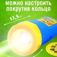 Проектор - фонарик ZABIAKA &laquo;Весёлые зверята&raquo;, 6 слайдов, 48 картинок