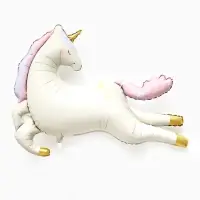 Воздушный шар фольгированный 45" "Нежный единорог"