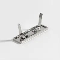 Декоративные элементы на прокол &laquo;Hand made&raquo;, 3.5&times;1 см, 10 шт., цвет серебряный