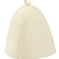 Шапка для бани и сауны &laquo;Видимо ведьма&raquo;, полиэфир, шерсть