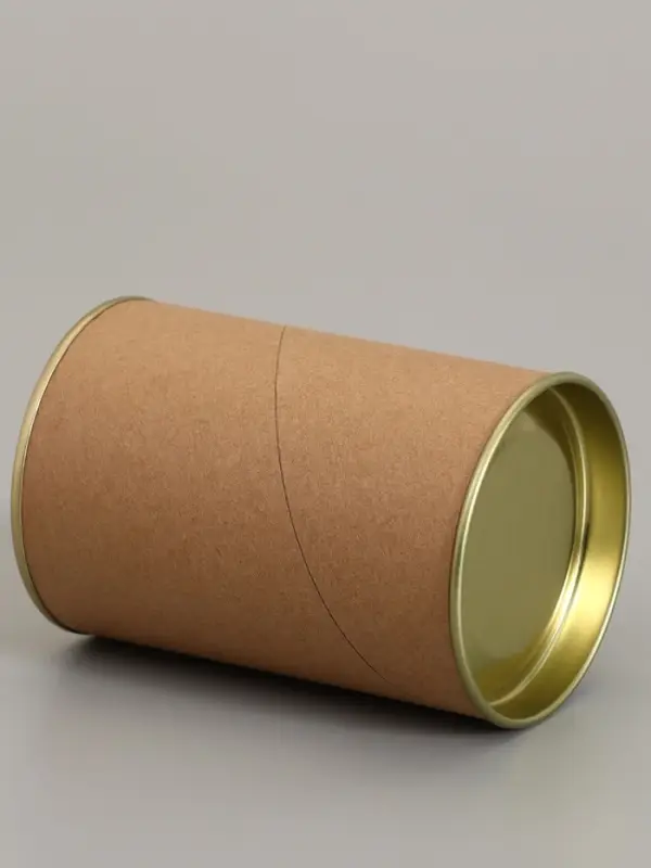 Тубус 73&times;110 мм (90 мм внутренняя высота), картон, металлическая крышка