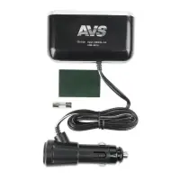 Разветвитель прикуривателя AVS 12/24 (на 2 выхода+USB) CS212U