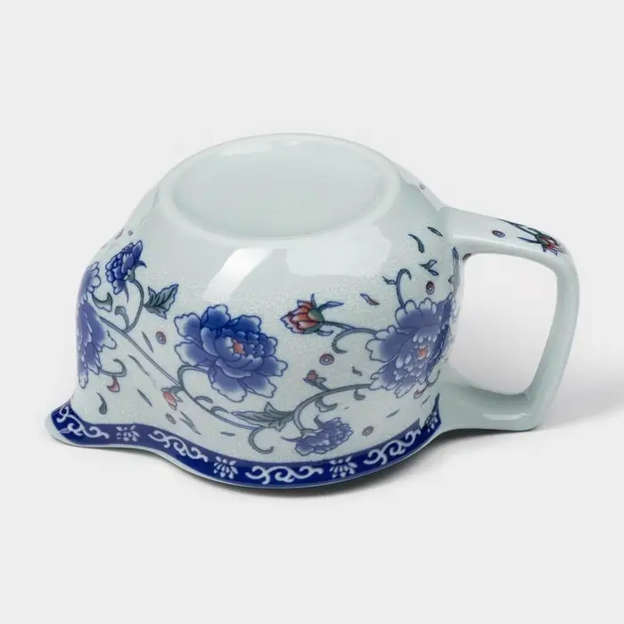 Чайник керамический заварочный с металлическим ситом &laquo;Цветение роз&raquo;, 350 мл