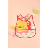 Нагрудник непромокаемый Крошка Я &laquo;Львёнок&raquo; из клеёнки с карманом, на липучке