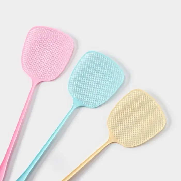 Мухобойка для защиты от насекомых «Сетка», 46×11.5 см, МИКС