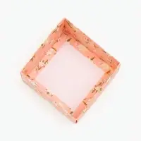 Коробка самосборная &laquo;Цветы Gift&raquo;, размер 11&times;11&times;7 см, плотность 270 г/м&sup2;
